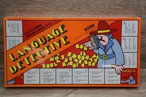 Language Detective Board Game 1990 Creative 6296 Learn Grammar Brand New Sealed